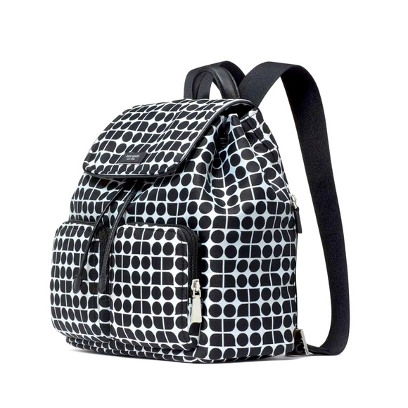 Kate Spade Noel Printed Fabric Backpack - Picture 1 of 11